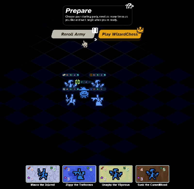 WizardChess: Prepare