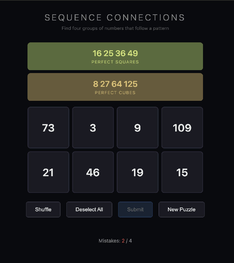 sequence connections