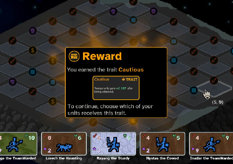 WizardChess: Trait Rewards