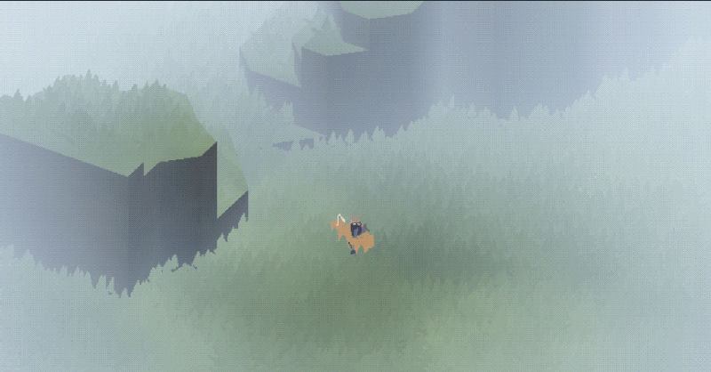 Orthographic Deer Stone