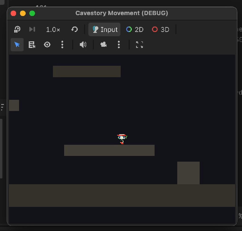 Cavestory movement re-implemented in Godot