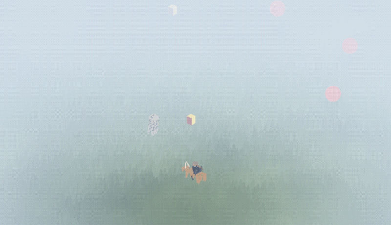 Orthographic Deer Stone