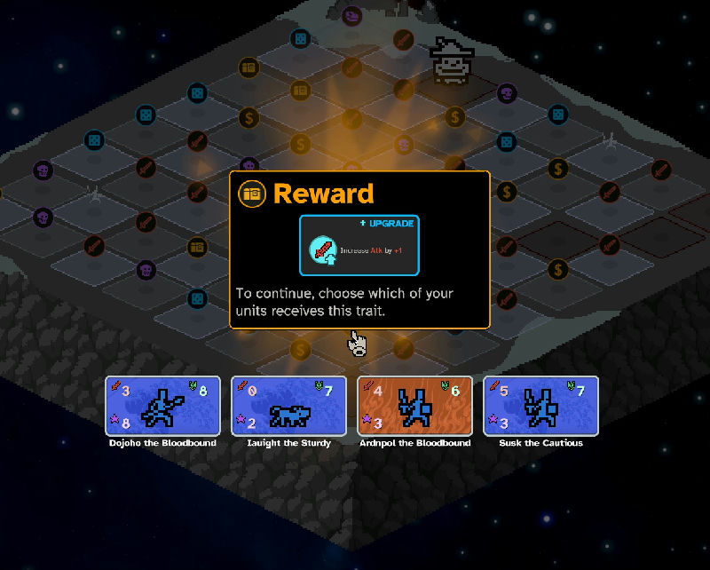 WizardChess: Trait Rewards